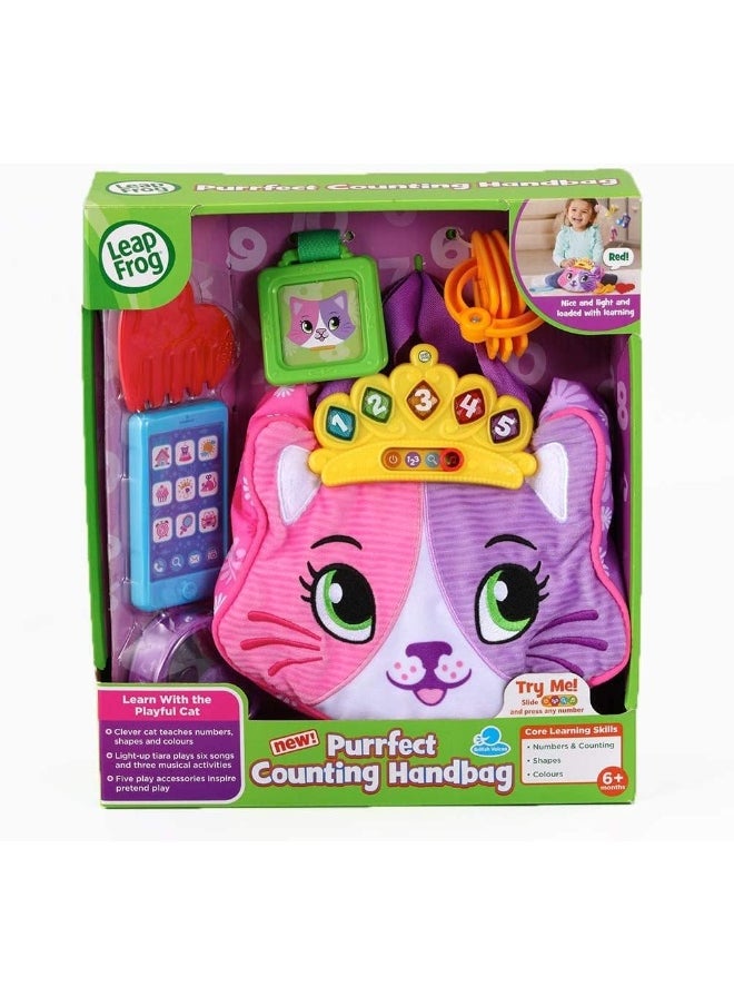 LeapFrog Purrfect Counting Handbag, Interactive Learning Toy For Toddlers, Teaches Numbers, Colors, And Counting Skills, Perfect For Kids Aged 2–4 Years  - Image 2