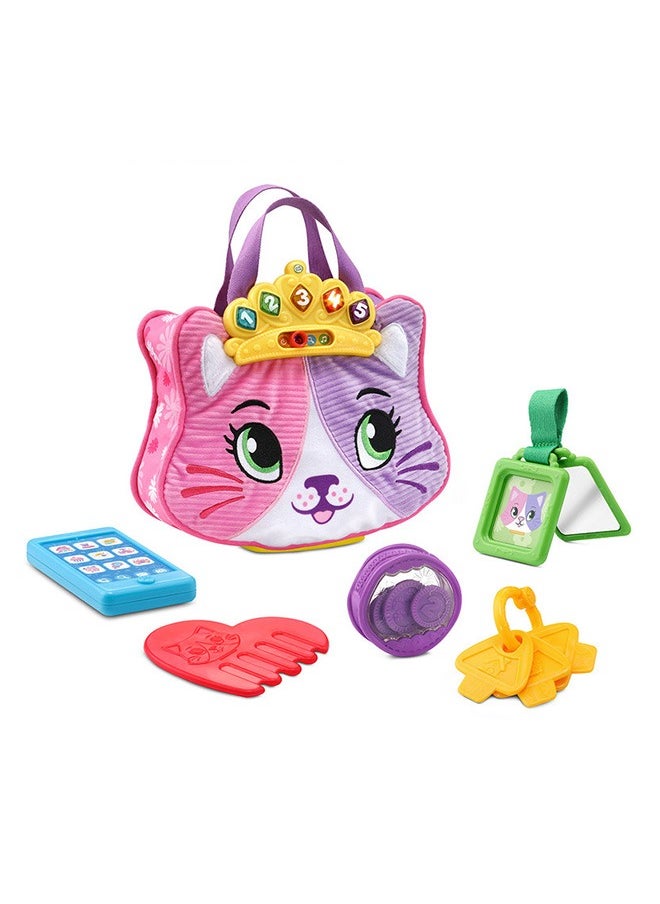 LeapFrog Purrfect Cat Counting Handbag Talking Songs Lights Learning Cat Plush Soft Toy  - Image 3