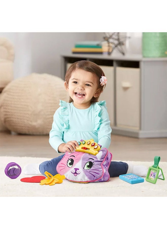 LeapFrog Purrfect Cat Counting Handbag Talking Songs Lights Learning Cat Plush Soft Toy  - Image 2