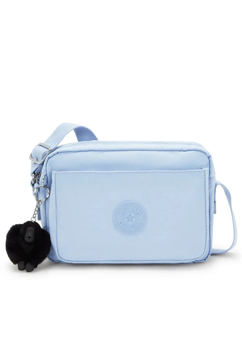 kipling Abanu M, Medium Crossbody Female Bag - Cloudy Sky Blue