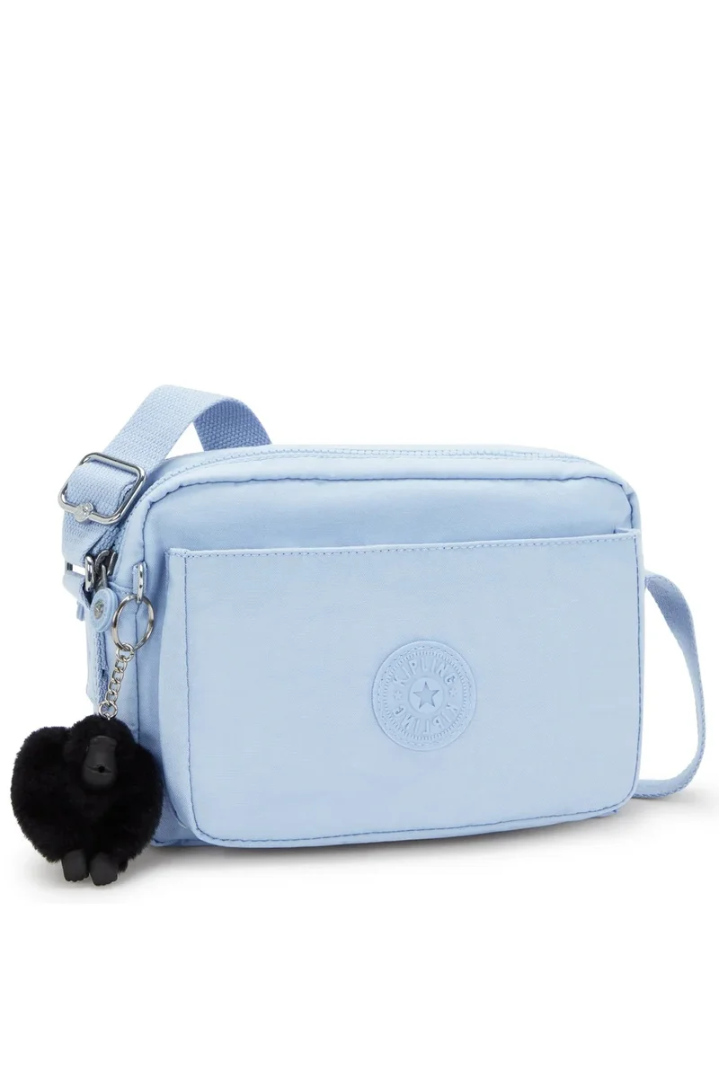 kipling Abanu M, Medium Crossbody Female Bag - Cloudy Sky Blue