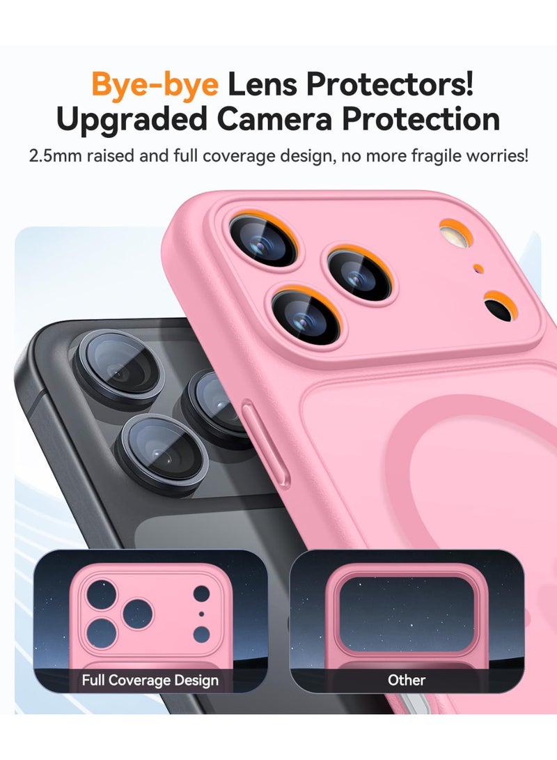 SOKAD MagSafe Matte Pink Case for iPhone 17 Pro Max, Full Camera Protection - Image 3
