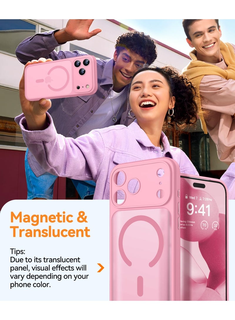 SOKAD MagSafe Matte Pink Case for iPhone 17 Pro Max, Full Camera Protection - Image 2