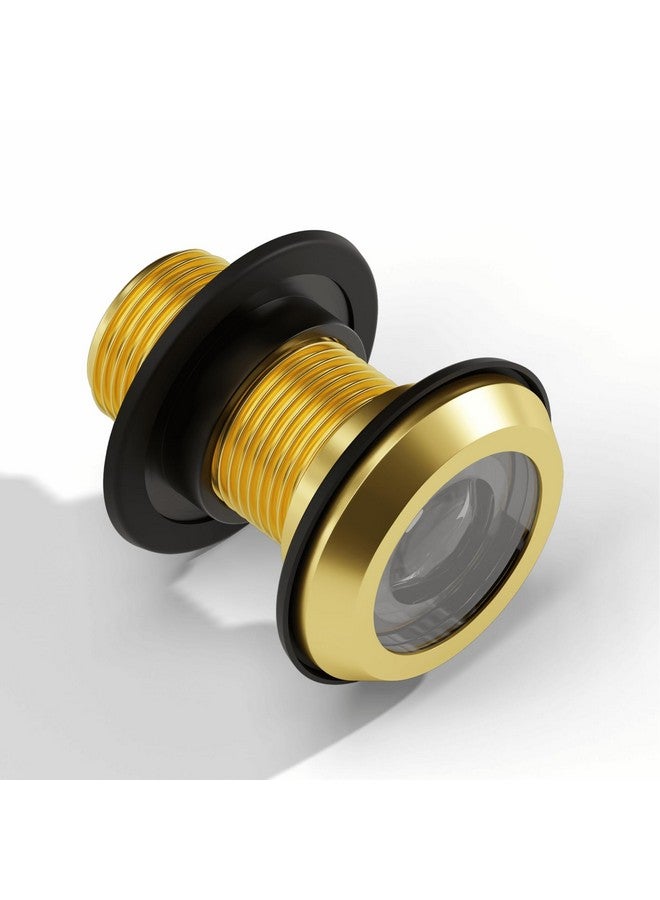 LAPO Wide Angle Door Eye Peephole Viewer - 180 Degree Door Viewer for Home Security with Clear Lens (Black, Pack of 1) - Image 1