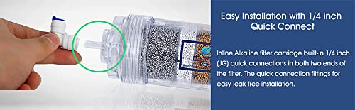 Shapure Premium Alkaline Filter and Mineral Cartridge 100% Food Graded ABS Plastic for RO Water Purifiers Premium Alkaline Filter - Image 4