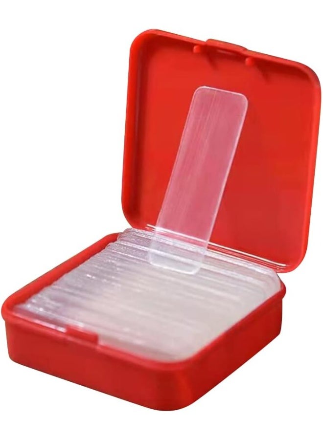 Pack of 60 reusable, washable, non-marking, transparent, removable multi-functional adhesive tapes for carpets, picture frames, and kitchens. - Image 1