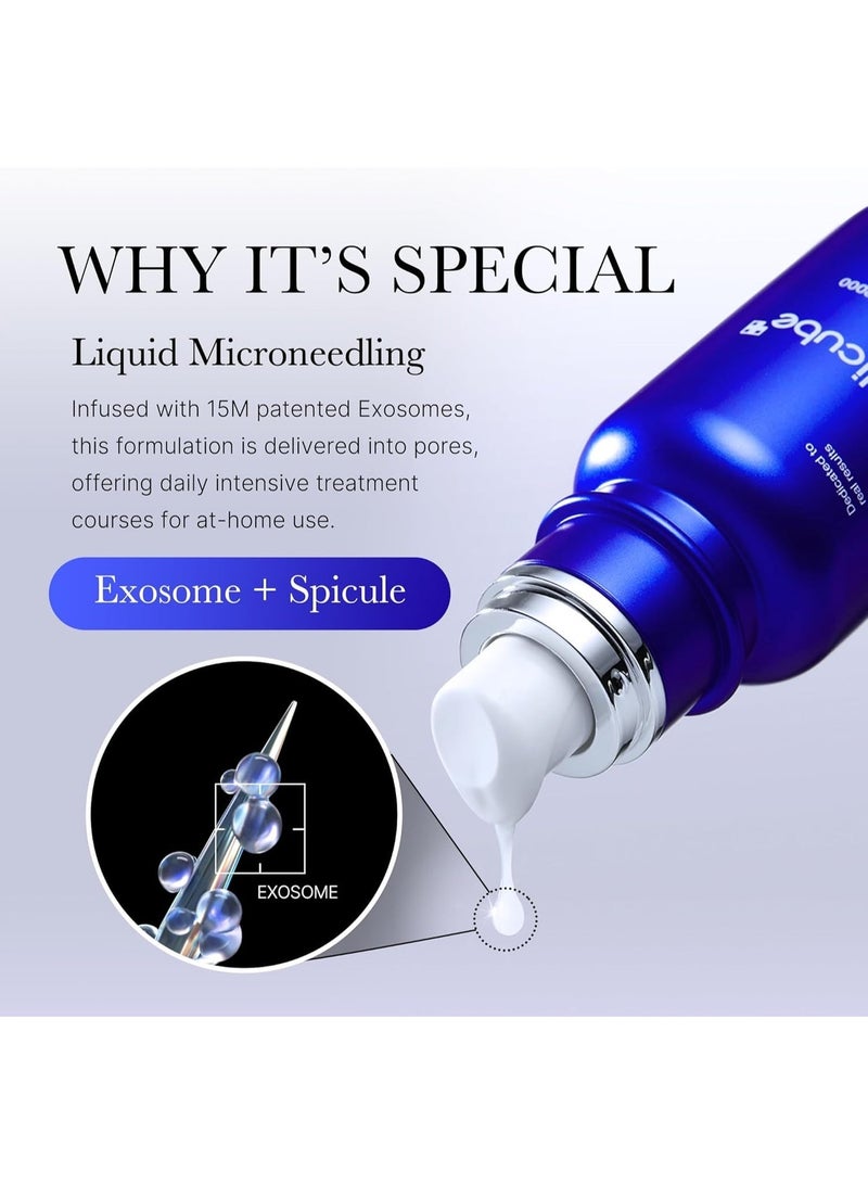 ميديكيوب سيروم الوجه زيرو اكسوسوم شوت 7500 جزء في الدقيقة سيروم سائل معزز للبشرة اكسوسوم AHA+BHA+PHA للعناية بالمسام وخلايا الجلد الميتة وملمس البشرة للعناية بالبشرة الكورية 1.01 اونصة سائل - Image 3