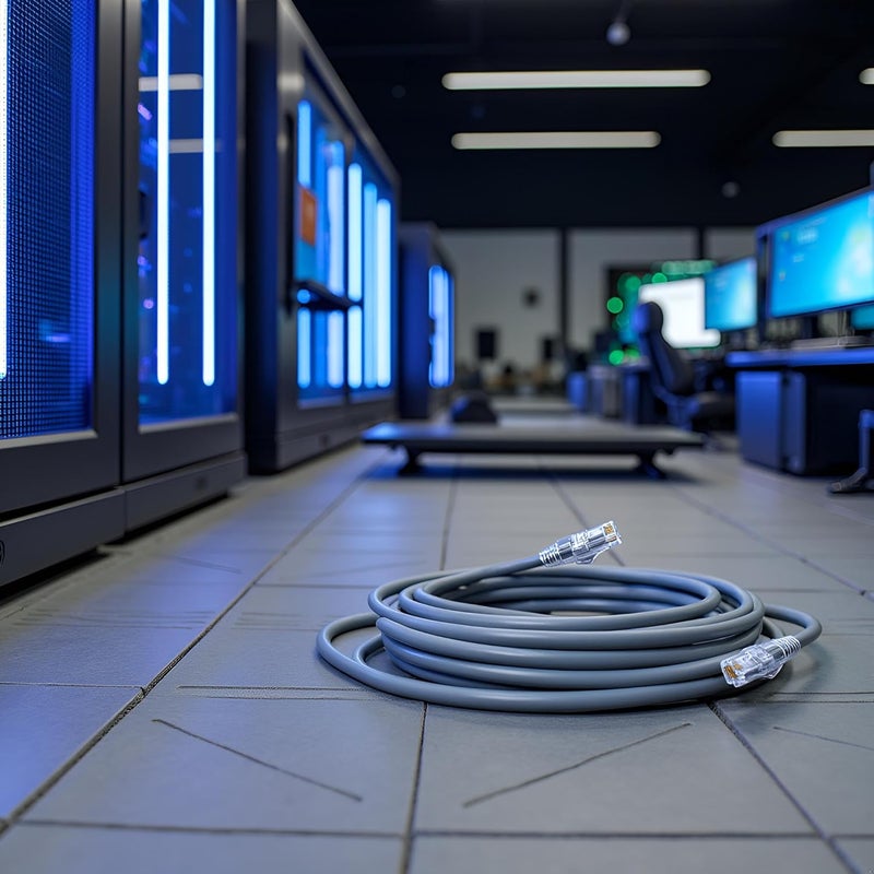 SETH ENTERPRISES (35 Meter Cat6 Copper Ethernet Patch Cables Short Server Cables | Patch Panels & Server Racks | RJ45 Networking Cords Speed Upto 1024Mbps - Image 2