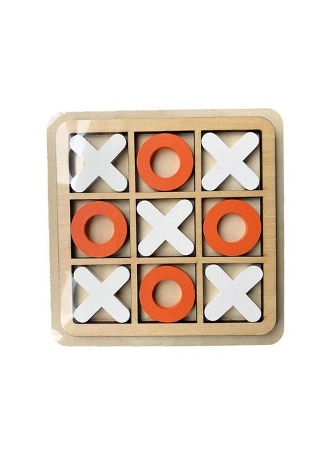 Tic-tac-toe Wooden Board Game Competitive X O Blocks