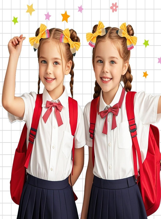 JANYUN 4 Pcs Pencil Hair Bows Clips, Back to School Hair Bows Clip Cute Yellow Pencil Clips for Kindergarten Girls Students Toddler Teacher Hair Accessories Graduation Season Decor - Image 5