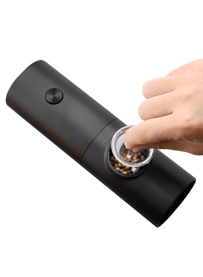 Electric Grinder Set of 2 – Adjustable Salt & Pepper Mills with LED Light and Storage Stand (Battery Not Included) - Image 3