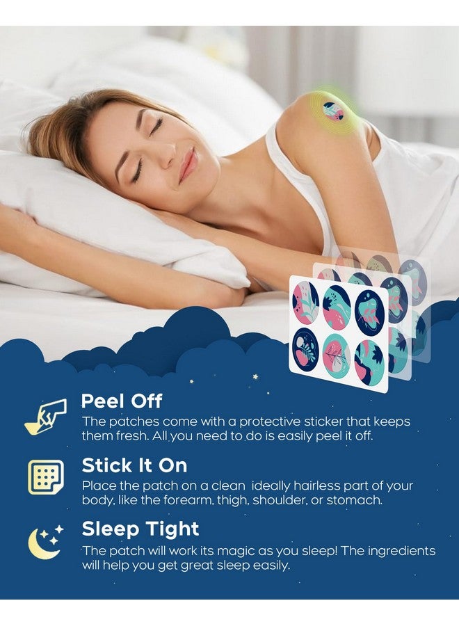 RAAYAM RAAYAM Sleep Patches, 30 Pack Upgraded Deep Sleep Patches for Adults, All Natural Deep Patch, Quick Acting Ingredients, for Men and Women, Easy to Use That Last All Night - Blue - 23  - Image 3