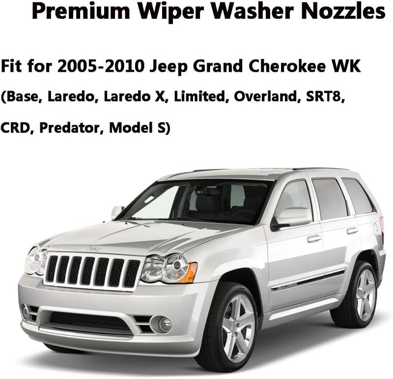AMFRNE Premium Wiper Washer Nozzles for Jeep Grand Cherokee - Image 4