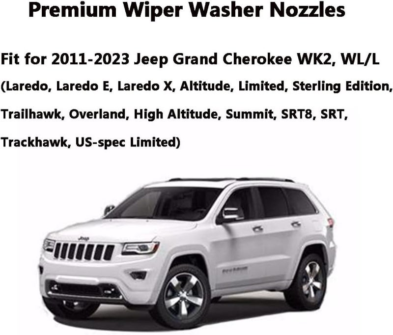 AMFRNE Premium Wiper Washer Nozzles for Jeep Grand Cherokee - Image 3
