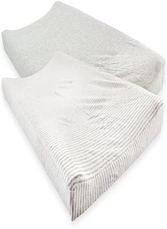 Touched by Nature Touched by Nature Unisex Baby Organic Cotton Changing Pad Cover, Heather Gray, One Size 