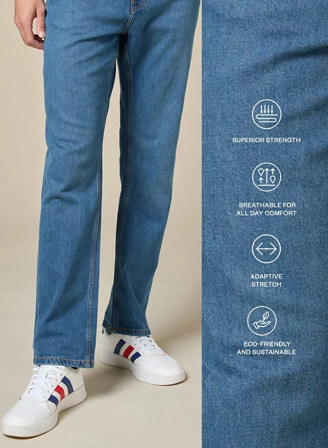 MANNERISM  The Essential Denim Comfort Fit Jeans for Men | Best Price UAE