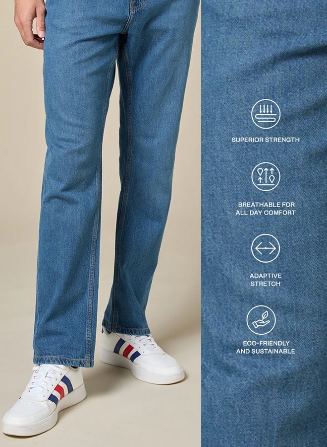مانرزم The Essential Denim Comfort Fit Jeans - Image 3