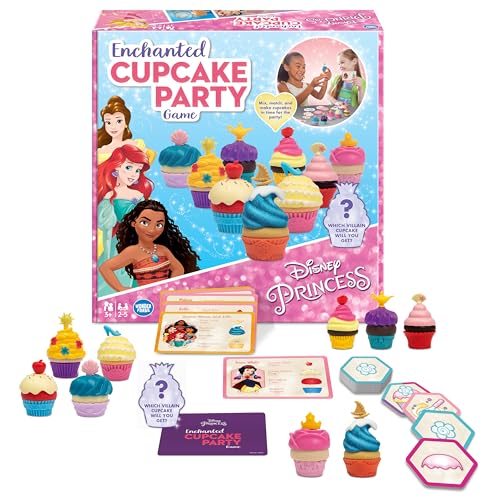 Wonder Forge Disney Princess Enchanted Cupcake Party Game Exciting Matching Game Fun for Kids Adults Ideal for Disney Princesses Enthusiasts Two Game Modes Gaming Experience - Image 1