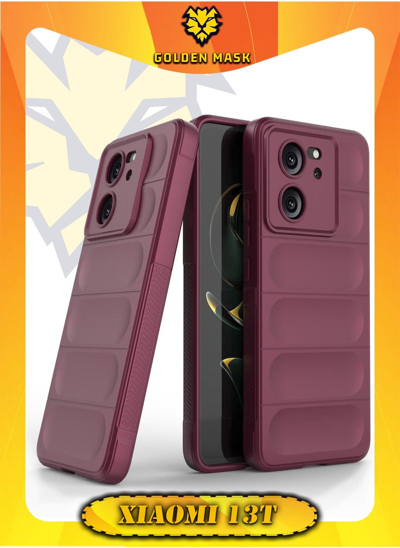 جولدن ماسك - شاومى 13 تى (Xiaomi 13T) جراب ماجيك كيس كفر حماية للهاتف - (بيتى) - Image 1