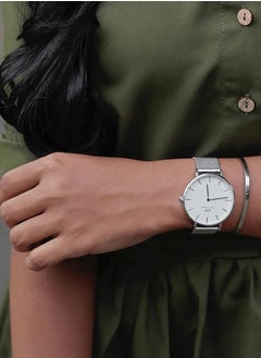Generic Classic Silver Couple Women's Bracelet  - Image 2