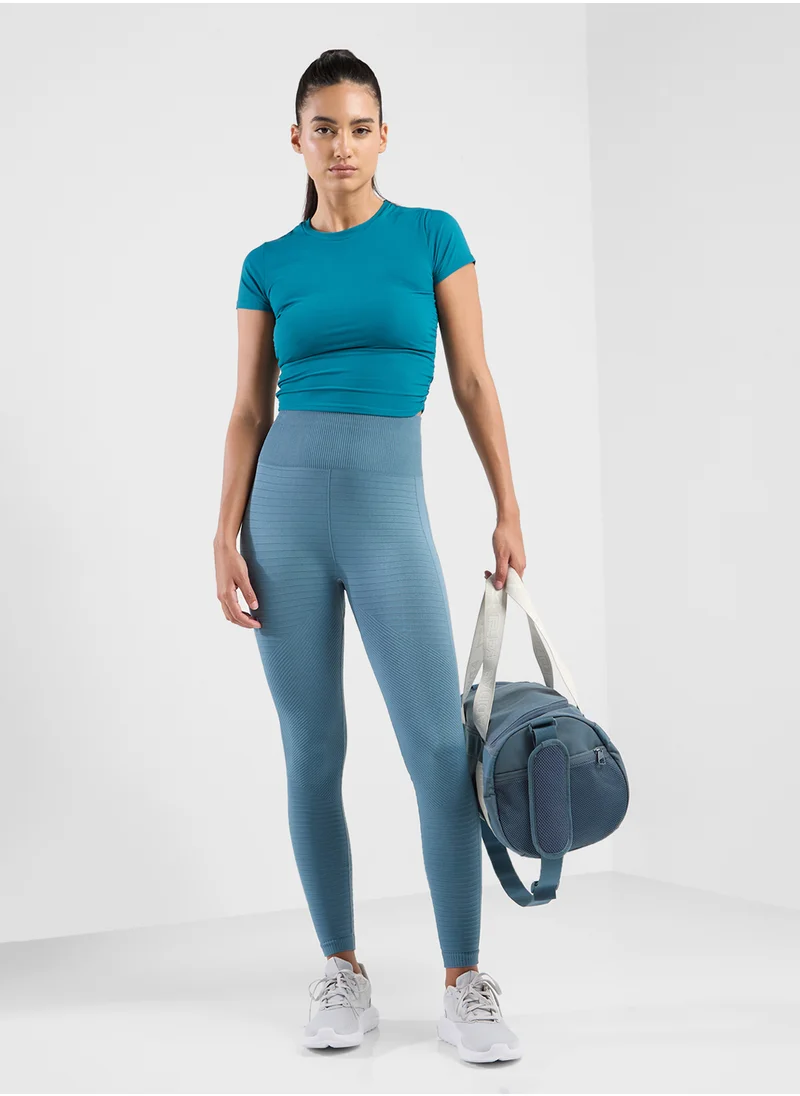 FRWD Ruched Fitted T-shirt