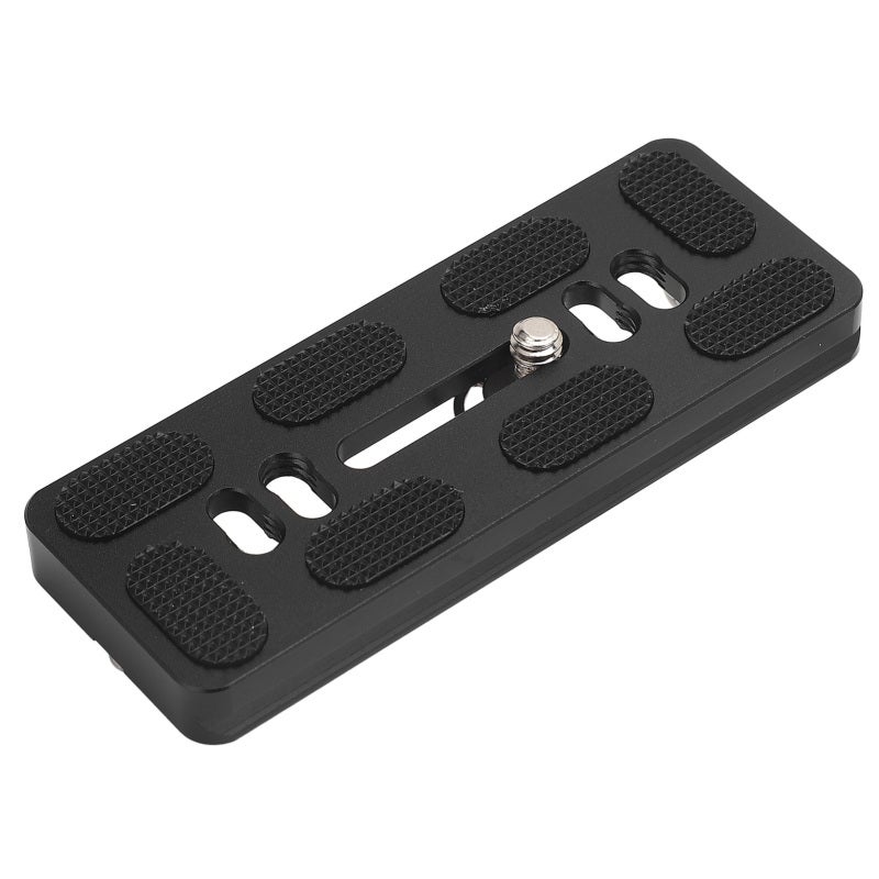 Quick Release Plate: Aerospace Aluminum With Anti-Slip Spacer - Arca Compatible Plate With 10cm Horizontal Movement, 1/4 Inch Screw for Outdoor Photography, Camera Tripod Use - Image 2
