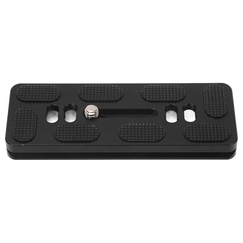 Quick Release Plate: Aerospace Aluminum With Anti-Slip Spacer - Arca Compatible Plate With 10cm Horizontal Movement, 1/4 Inch Screw for Outdoor Photography, Camera Tripod Use - Image 1