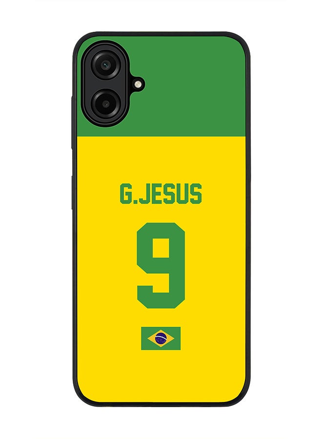 Stylizedd For Samsung Galaxy A07 4G Case,Slim fit Camera Protection, Shockproof Thin Phone cover  - Football - Brazil,  G.Jesus