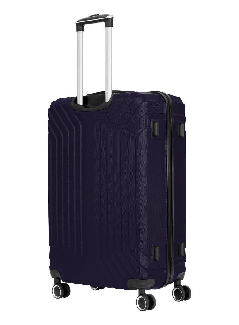 PARAJOHN Winso Cabin Size Lightweigh ABS Hardside Spinner Luggage Trolley -20 Inch | Carrying 10KG 4-Wheel Hardshell Suitcase-Navy Blue