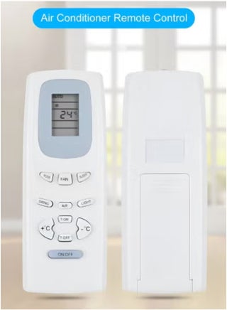 Universal AC Remote Control Compatible with Gree Air Conditioner Models | Easy-to-Use Replacement Remote for Cooling & Heating Functions | Multi-Function Air Conditioner Controller with LCD Display | Durable & Reliable Remote for Efficient Climate Control | Ideal for Home & Office Use