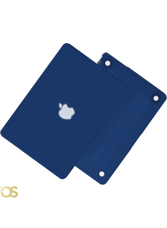 OS Hard Shell Protective Case for MacBook Air 13.3-inch — Matte Blue — Compatible with A1932, A2179 & A2337 Models - Image 4