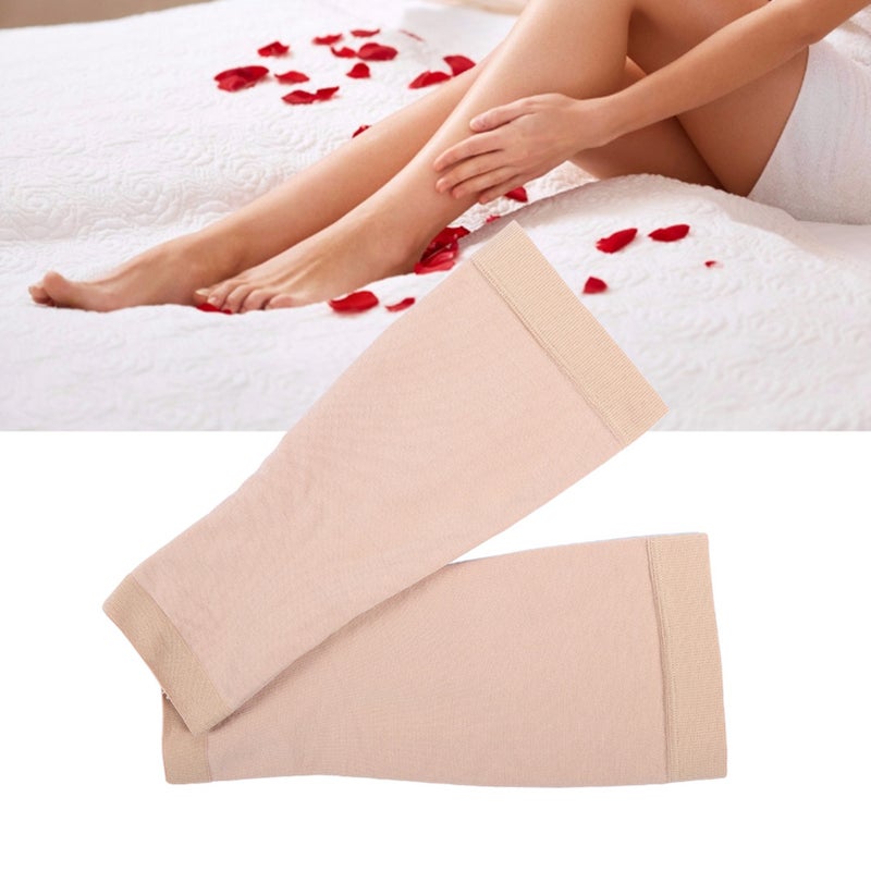 Compression Socks Calf Socks Unisex Breathable Washable Elastic Stockings Skin Tone - Image 5