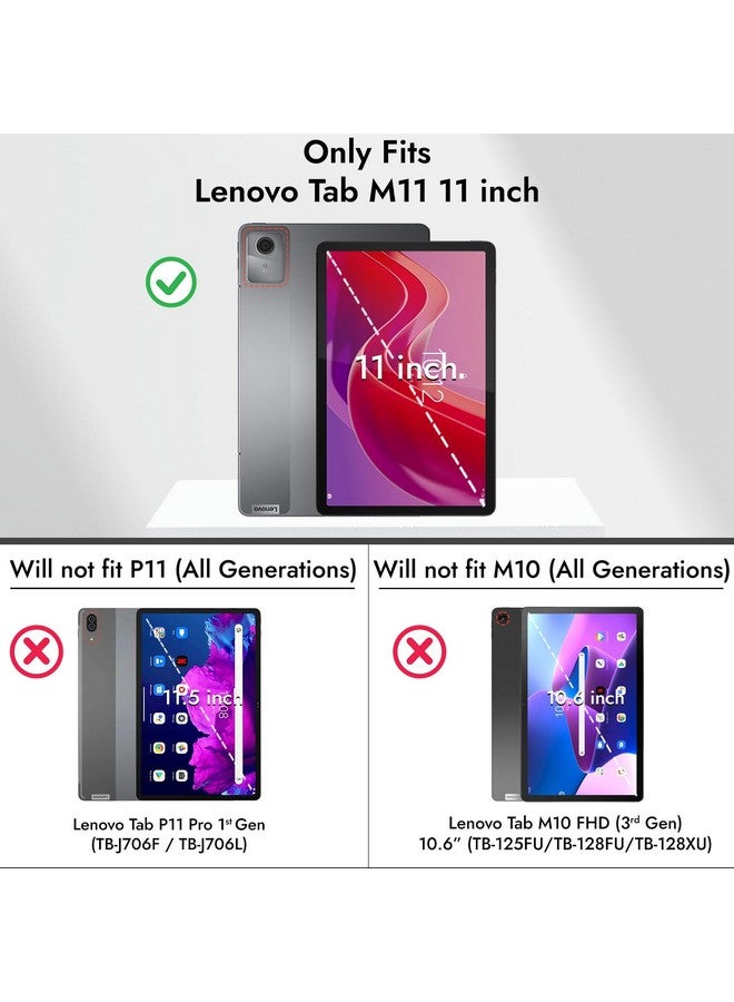 Robustrion Cover for Lenovo Tab M11 Cover Case, Trifold Flip Cover for Lenovo Tab M11 Tablet 11 inch [ Auto Sleep Wake Support] - Galaxy - Image 2