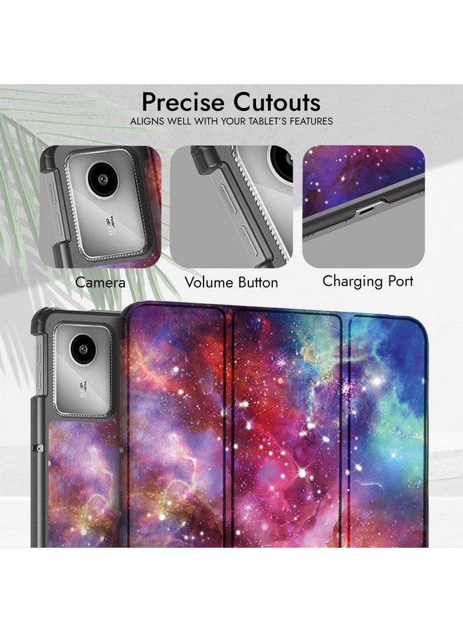 Robustrion Cover for Lenovo Tab M11 Cover Case, Trifold Flip Cover for Lenovo Tab M11 Tablet 11 inch [ Auto Sleep Wake Support] - Galaxy - Image 4