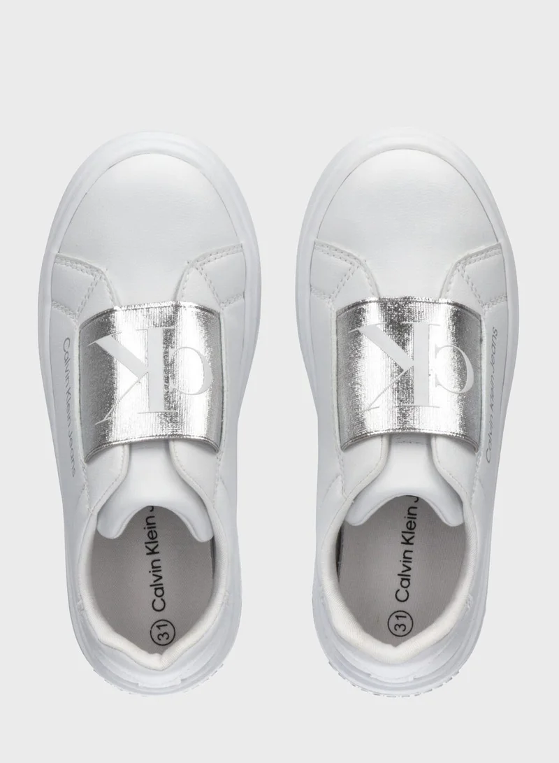 Calvin Klein Jeans Kids Slip on Sneakers