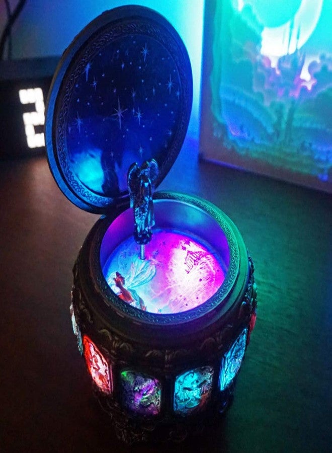Briskfeel Zodiac Signs Musical Jewelry Box with Rotating Goddess & Soft LED Light Music Box with Sankyo 18-Note Musical Movement | Gift for Jewelry Storage & Music Lovers - Image 2