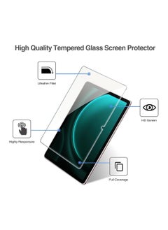 Youque Screen Protectors for Galaxy Tab S9 FE+ Plus, 9H Hardness HD Clear Tempered Glass Film Guard for 12.4-inch Galaxy Tablet S9 FE+  - Image 2