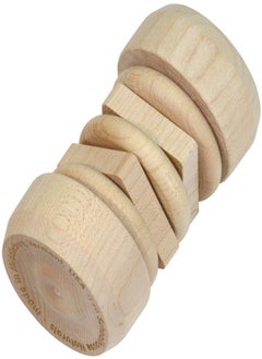 Maple Landmark Unfinished Disk Rattle - Made in USA  - Image 3