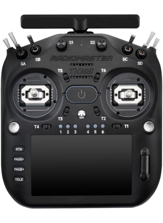 RadioMaster TX16S MK3 2.4GHz Dual Band Antenna 900MHz AG02 CNC Hall Gimbal 5 inch IPS Touchscreen EdgeTX ExpressLRS Radio Controller (TX16S MK3 ELRS Black M2) - Image 1