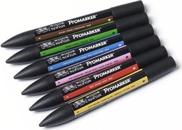 Promarker Pen Set 6 Colors Mid Tones Set Mid Tones