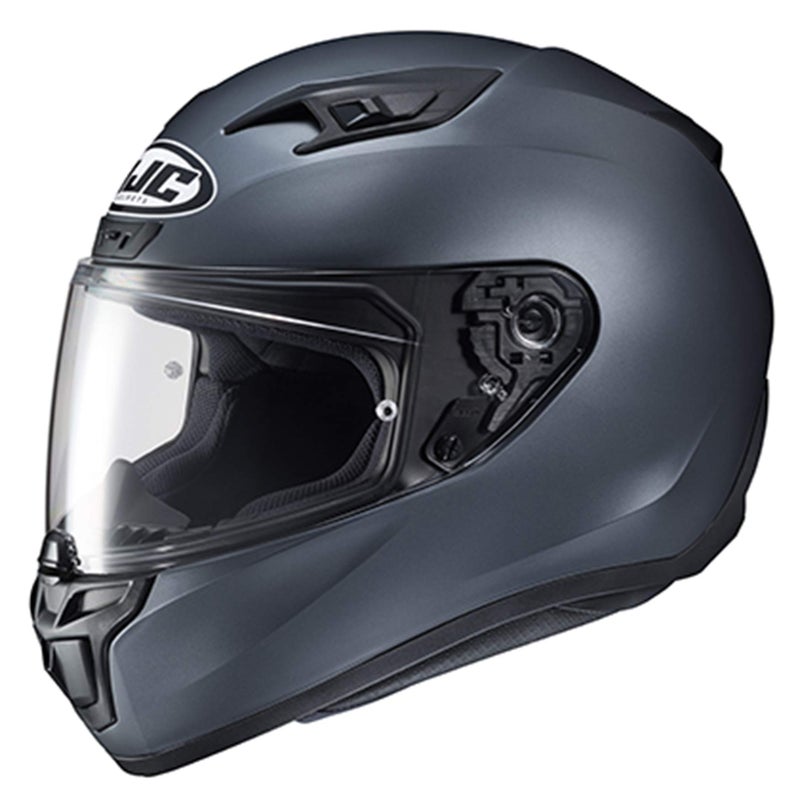 HJC i10 Solid Natural Motorcycle Helmet, DOT Approved (Semi Flat Anthracite, Large) - Image 3