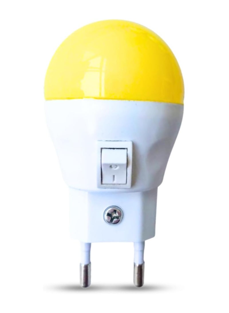 لمبة LED ليلية 3 وات (قطعة واحدة، أصفر) - Image 1