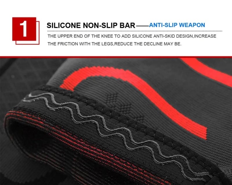 Knee Braces for Knee Pain Compression Sleeves for Men and Women | Knee Support for Meniscus Tear, Running, Weight lighting, Workout, Arthritis and Joint Pain Relief | (Small) - Image 2