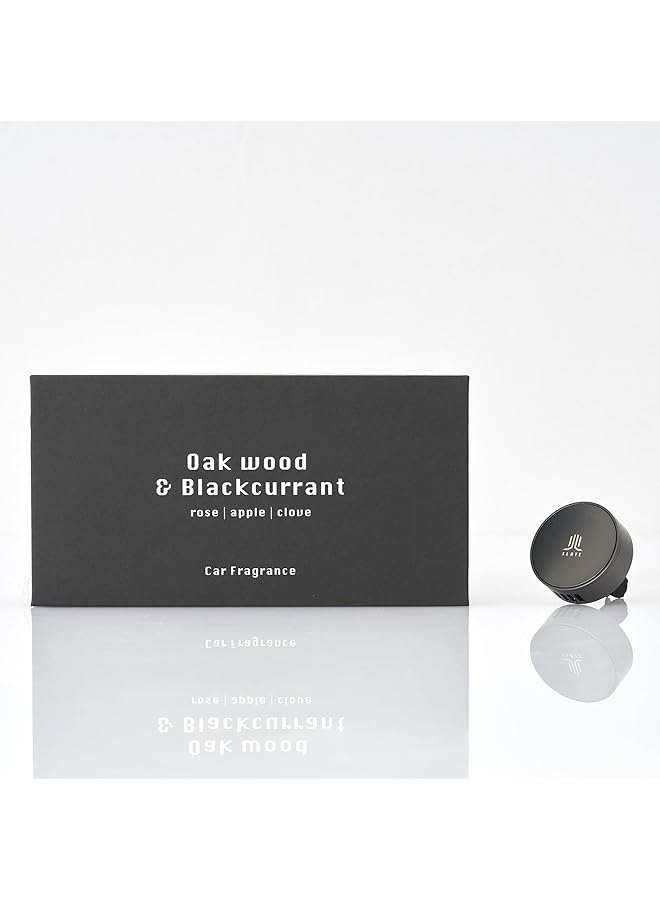 erorex Car Air Freshener Gift Pack Oak Wood Blackcurrant Fragrance In Black