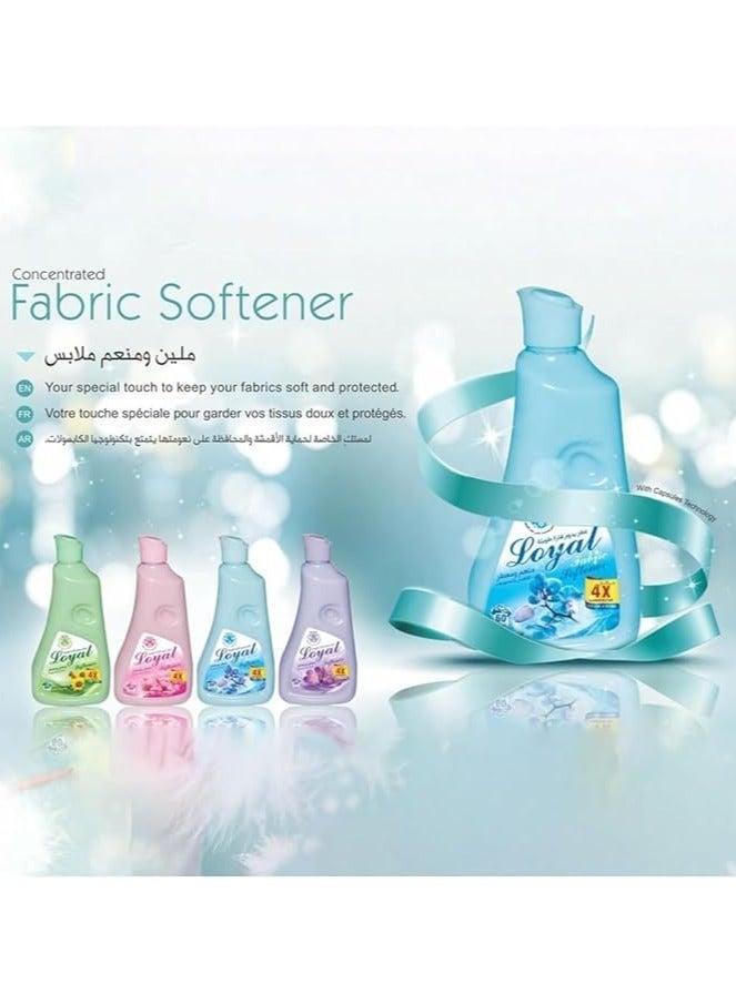 Loyal Fabric Softener with Fragrance, 1500 ml - Blue Petals - Image 2