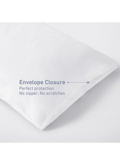 snooze Long Pillowcase, 40*160 cm, white  - Image 5