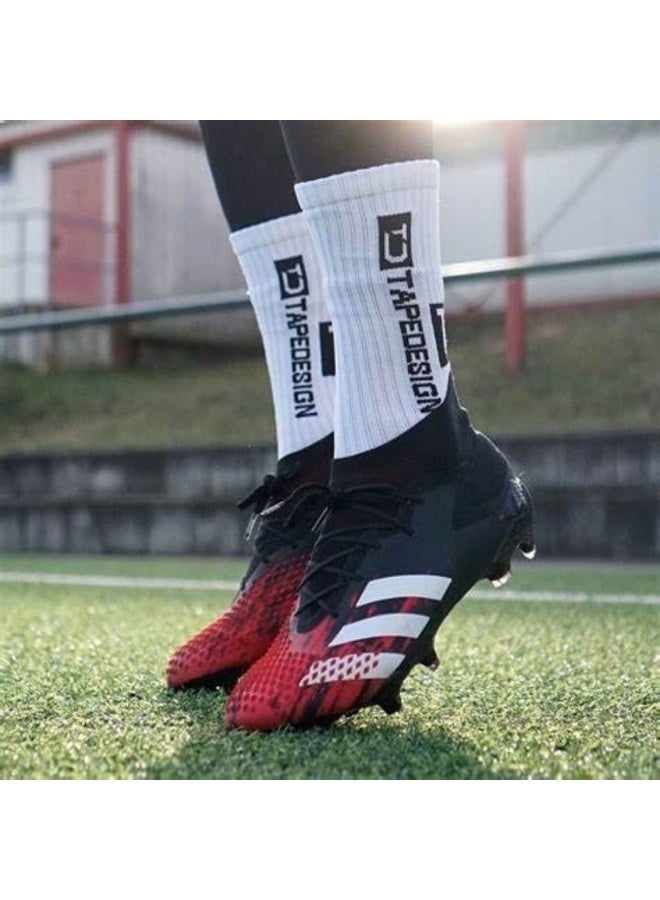 Men's Anti Slip Football Socks, Mens Grip Socks Soccer Non Slip Socks for Men Anti Slip Socks Grippers Non Skid Training Athletic Socks, sport socks(3 pairs） - Image 3