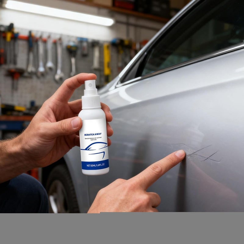 Scratch Remover for Vehicles | 50ml Detailing Spray | Car Scratch Repair - for Removal Detailing Swirl Automotive Glass Metal Rim Wheel Windshield Interior Bumper Garage - Image 2