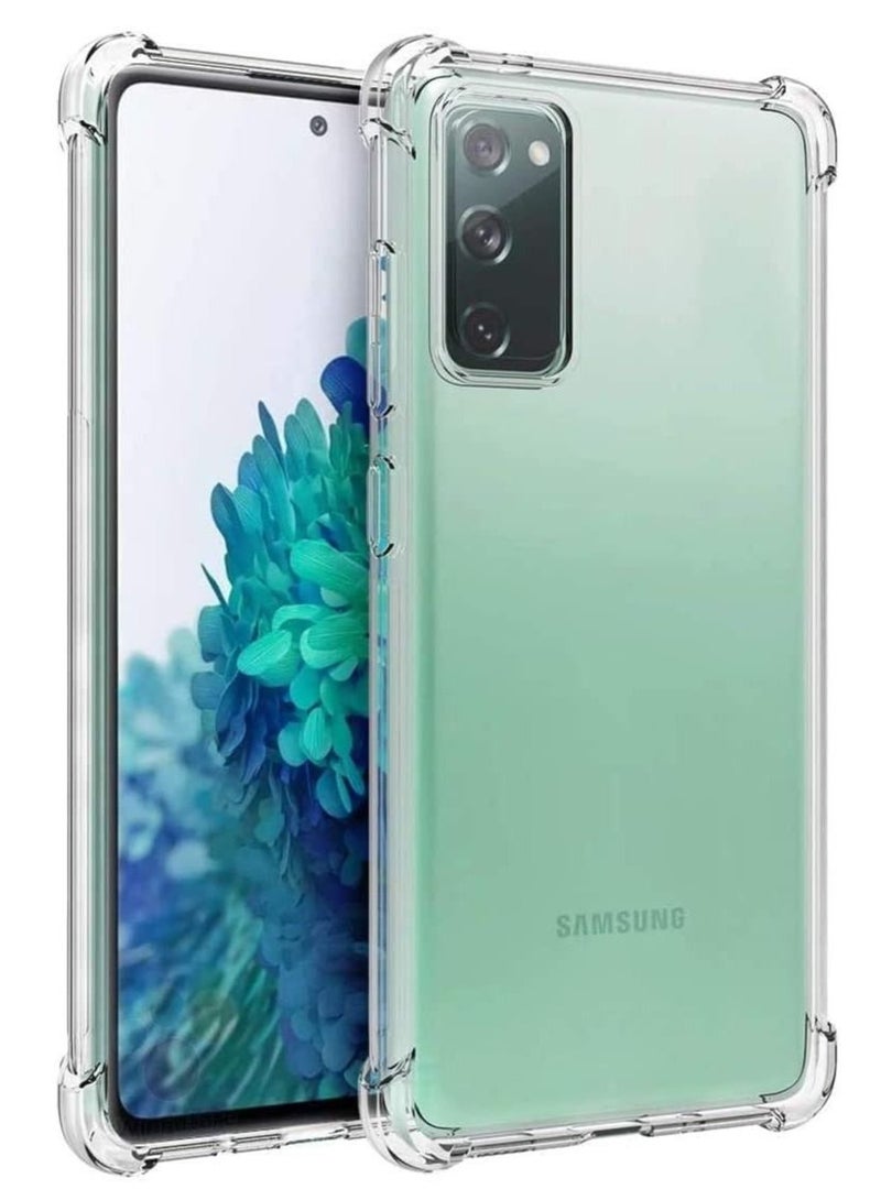 VITION Case for Samsung Galaxy S20 FE 5G / S20 Lite/ S20 Fan Edition - Crystal Clear Anti-Scratch Shock Absorption Cover, TPU Bumper with Reinforced Corners - Image 1