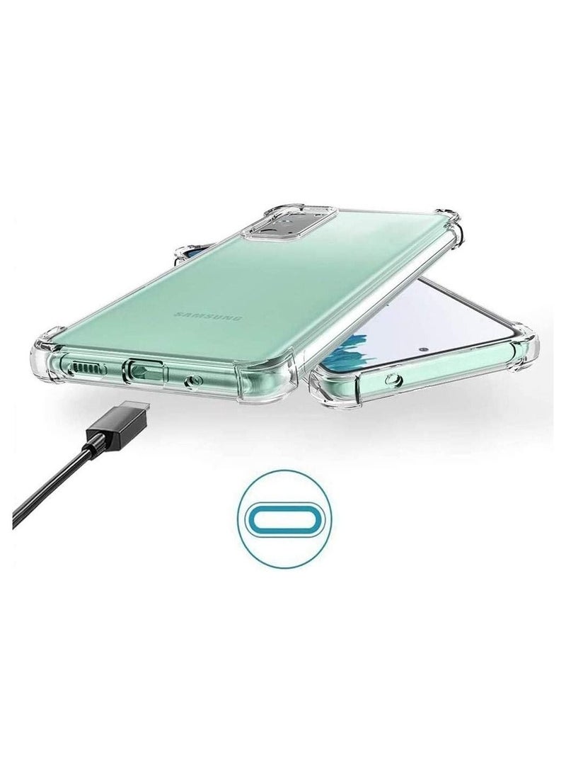 VITION Case for Samsung Galaxy S20 FE 5G / S20 Lite/ S20 Fan Edition - Crystal Clear Anti-Scratch Shock Absorption Cover, TPU Bumper with Reinforced Corners - Image 3